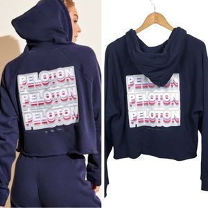 Peloton x Spiritual Gangster | Logo Crop Hoodie